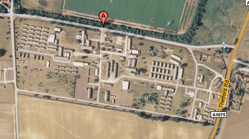 Sat view of Wretham Camp